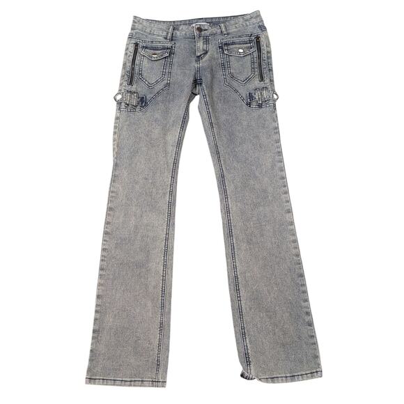 Urban Outfitters BDG Micro Bootcut Low Rise Jeans Gray Size 26 - Picture 1 of 13